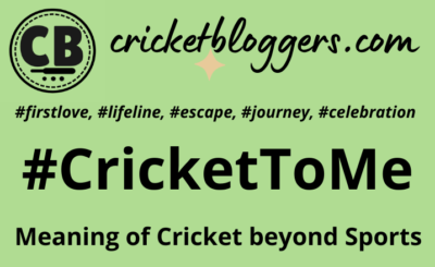 #CricketToMe