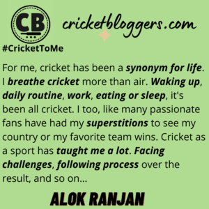 Cricket To Me