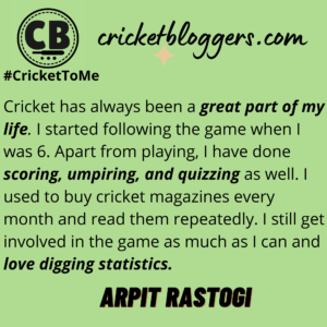Cricket To Me