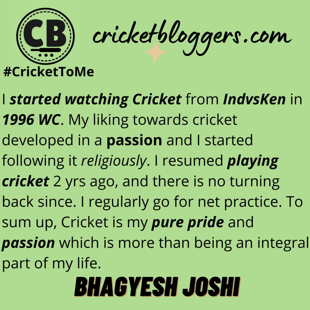 Cricket To Me