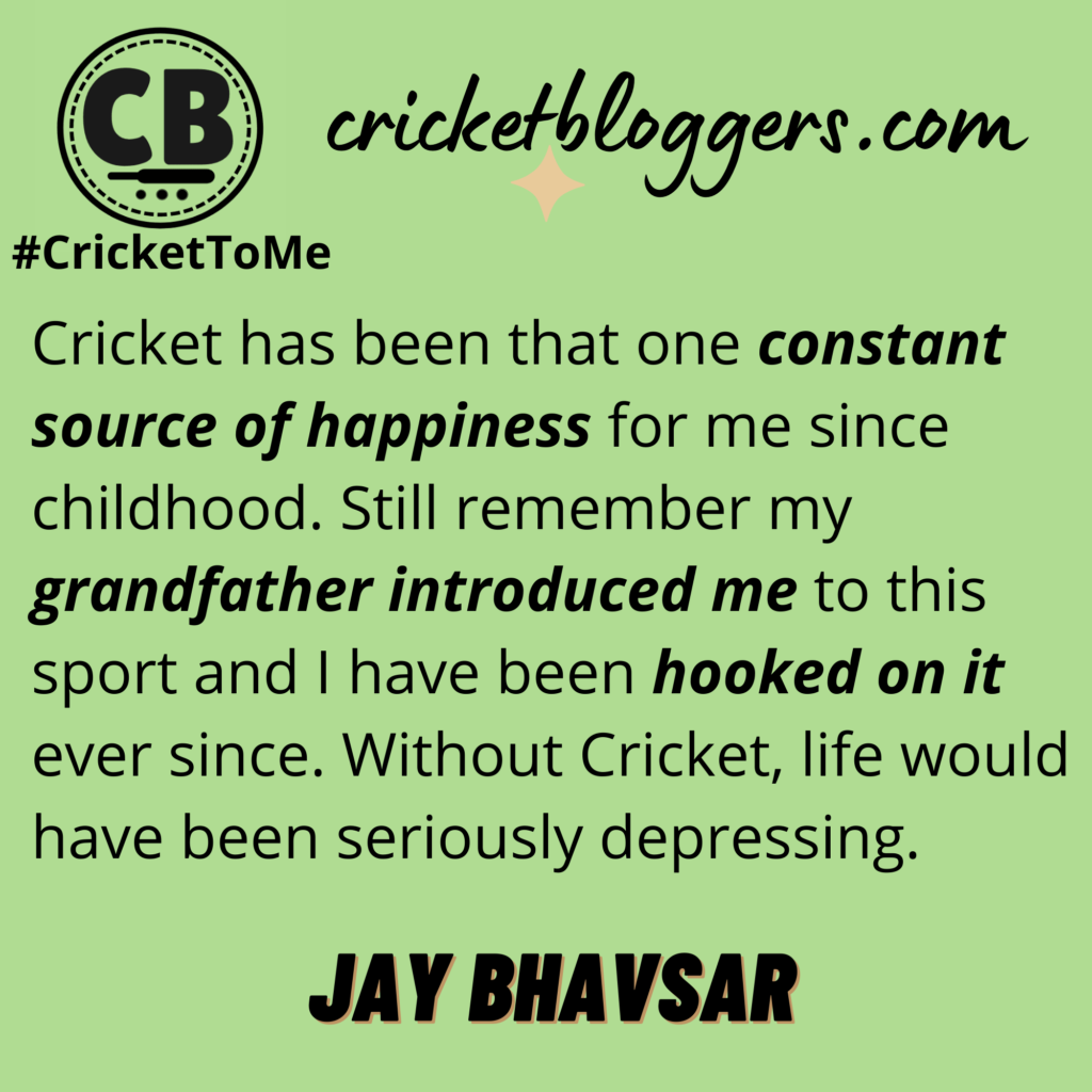 Cricket To Me