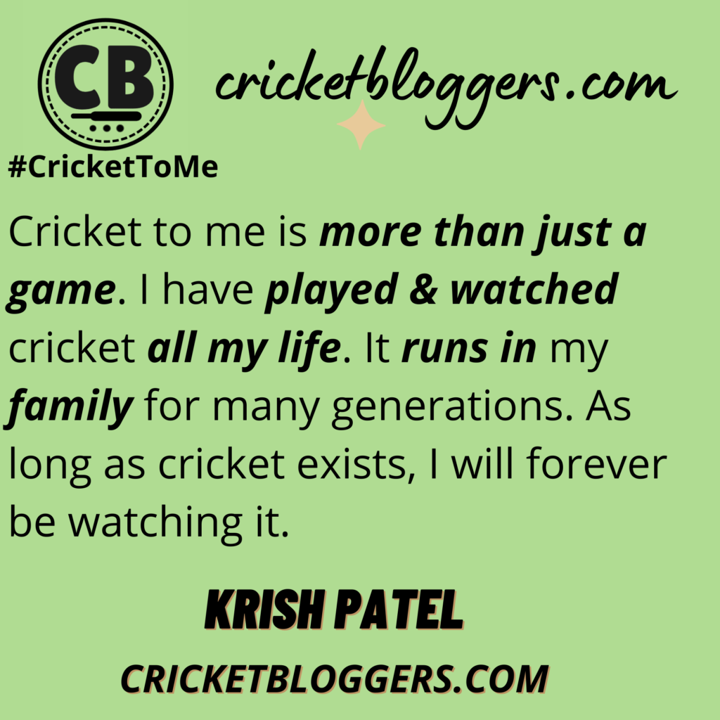 Cricket To Me