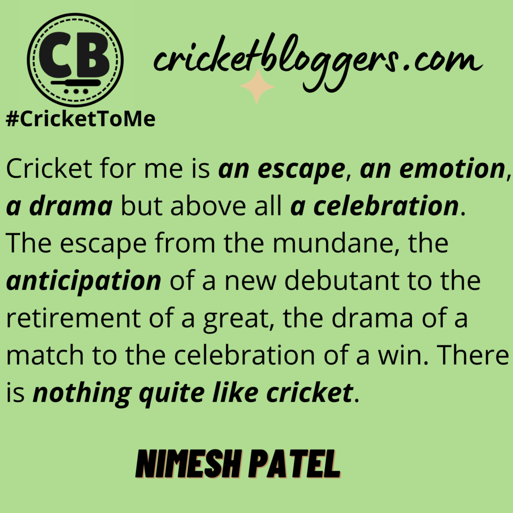 Cricket To Me