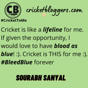 Cricket To Me