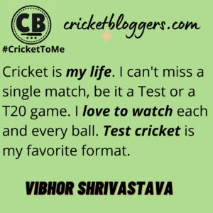 Cricket To Me