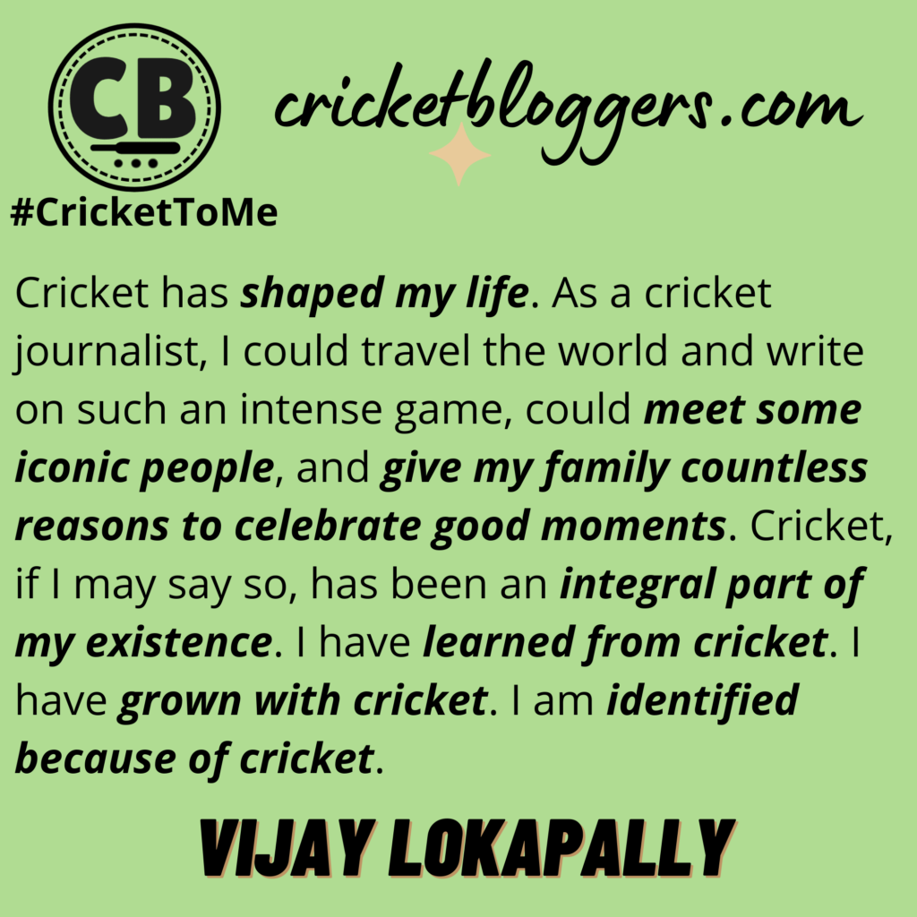 Cricket To Me