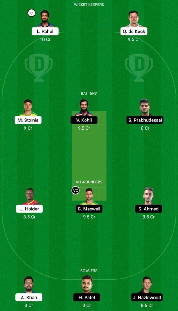 LSG vs RCB Dream11